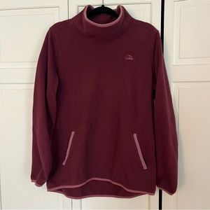 Women’s LL Bean Turtle Neck Fleece Pullover